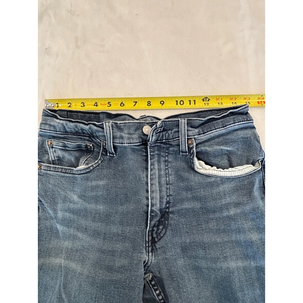Levis 511 Slim Fit Jeans Mens 32x30 Dark Wash Blue Denim Stretch S40196